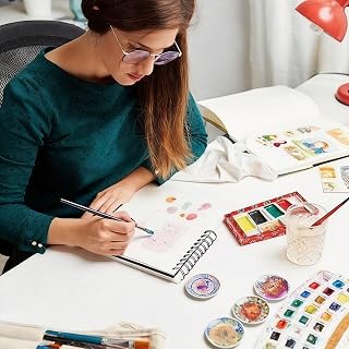 Designer developing pattern colors